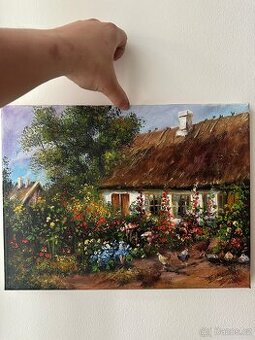 Ručně malovaný obraz z Itálie - 1