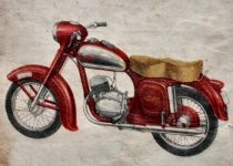 Rám s doklady Jawa ČZ 351 352
