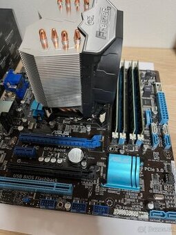 ASUS PBZ77-M 4x8GB DIMM DDR3, Intel I5-3740 3.2Ghz