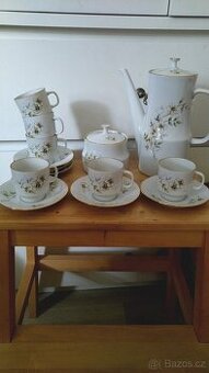 Porcelánový mokka servis Bohemia