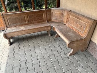 Zahradní drevena lavice s uloznym prostorem