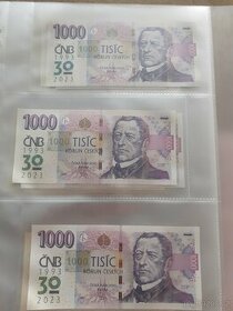 Výroční tisícikoruna série M - 1