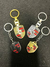 Porsche kvalitní přívěsek, klíčenka 4 druhy .