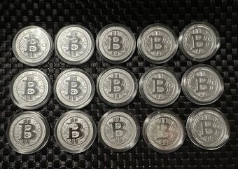 15 ks Stříbrných investičních mincí - 1 oz Ag 999,9 / 1000. - 1
