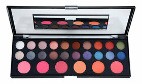 paleta očních stínů a tvářenek se zrcátkem