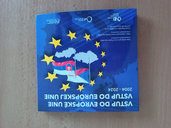 Sada oběžných mincí 2024 Vstup ČR a SR do EU