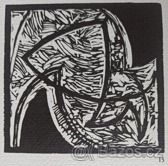 František Kupka - Čtyři příběhy bílé a černé - grafika č.15