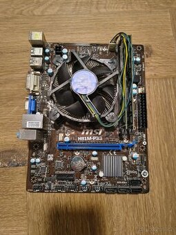 Základní deska MSI + CPU + 2x 8Gb RAM