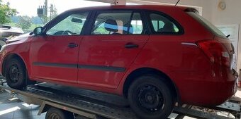 nd ze škoda fabia 2,1.4.TSI 63kW, červená