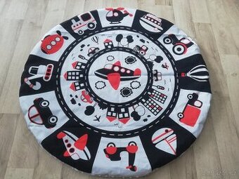 velká kruhová deka letadlo 90cm