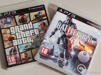 PS3 hry GTA Battlefield