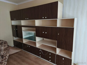 retro obývací stěna