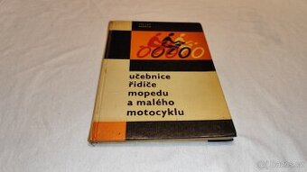 Učebnice řidiče mopedu a malého motocyklu – veteránská kniha
