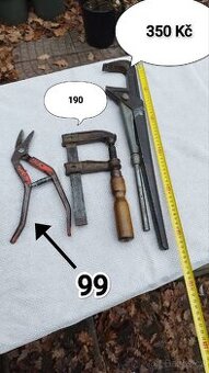 Hasák, truhlářská svěrka, kleště na plech