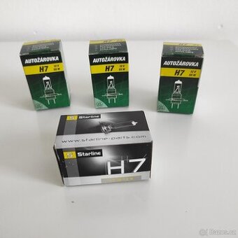 4 autožárovky H7