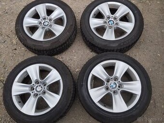 ALU BMW 8x17 IS30 + zimní pneu 225/55/17 Michelin RFT