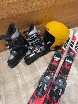 Atomic 90, lyžáky Technica 33, přilaba - dětský lyžařský set