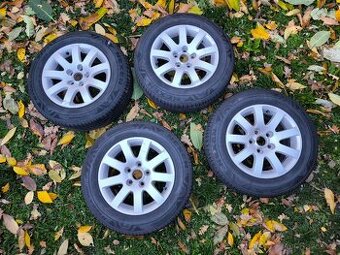 PRODÁM 4× ALU disky s letními pneu 195/65 R15 91V – NEXEN