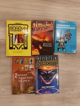 Knihy k prodeji,záhady UFO atd
