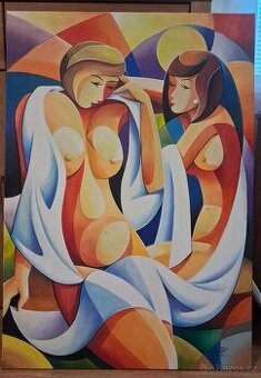 Robert Jiran - olejomalba na plátně 100x70cm