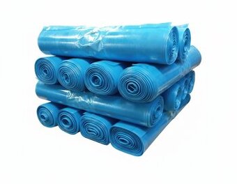 Silné pytle na odpad 700x1100, 50 mikronů, modré, rolované