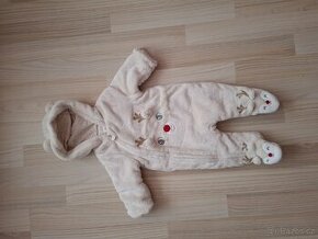 Chlupatý overal pro novorozence CaA