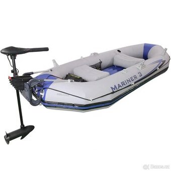 člun Intex Mariner 3 s elektormotorem