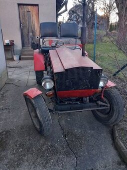 Prodám silný malotraktor domácí výroby