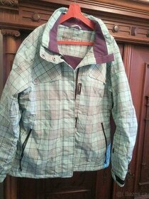 Tyrkysová zimní bunda