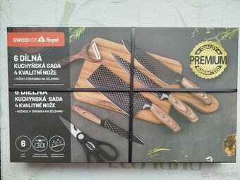 Kuchyňská sada nožů aj. zn. Swisshof Royal – nerozbalená