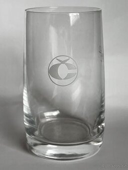 Retro sklenice hotel Černigov Hradec Králové