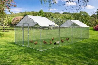 🐓 Praktický výběh pro drůbež 3x8x2,5 m - TECHNIX KD-X8M