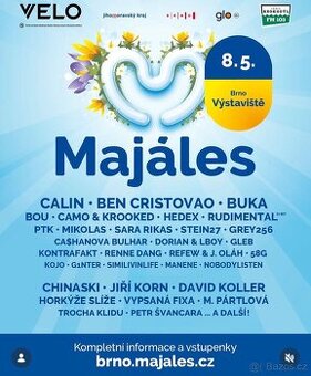 Majales BRNO 8.5. Golden VIP