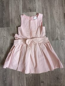 Světle růžové šaty, vel. 7 - 8 let - 1