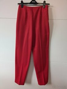 NOVÉ Dámské červené společenské kalhoty - 1