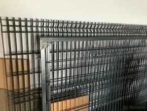 Prodám nové plotové panely 3D, antracit, výška 153 cm