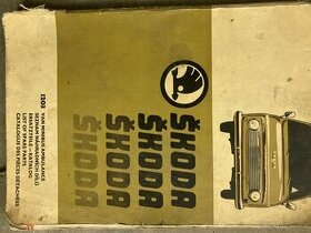 Škoda 1203- knížka seznam náhradních dílů