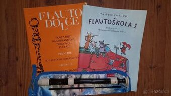 flétna YAMAHA + knihy pro začátečníky