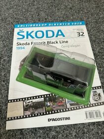 Škoda Favorit Black Line (1:43) Deagostini
