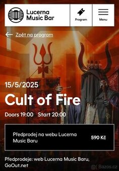 Koncert Cult of Fire
