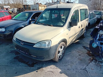 Opel Combo 1.7 D ( Y17DT ) 55kW r.2002 žlutá na náhradní díl