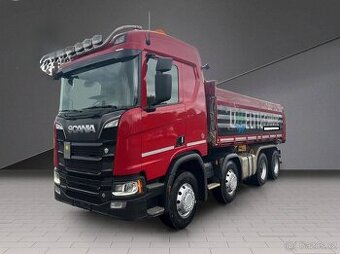 Scania R 520 8x4 třístranný sklápěč MEILLER - 1