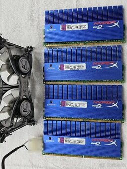 Paměti DDR2 4x2gb Kingston 1066mhz cl5+chladič