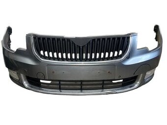 Přední nárazník šedá metalíza LF8L Škoda Superb 2 2012