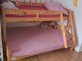 Prodám palandu 140x200, dolní postel 90x200 VESTERVIG