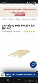 2x lamelovy rost 80x200 jysk
