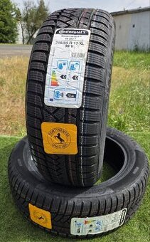 2ks nových zimních pneu Continental 215/55/17