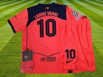 dětský dres Lamine Yamal  FC Barcelona 25/26 oranžová edice