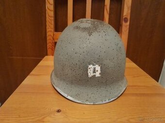 Helma přilba US ARMY M1 originál 2. sv. válka  (1025A)
