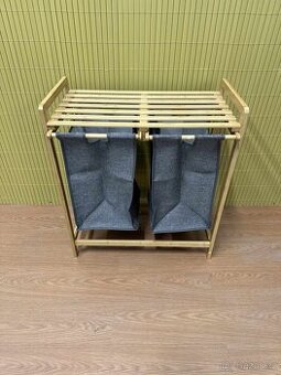 Bambusový koš na prádlo – 2 koše